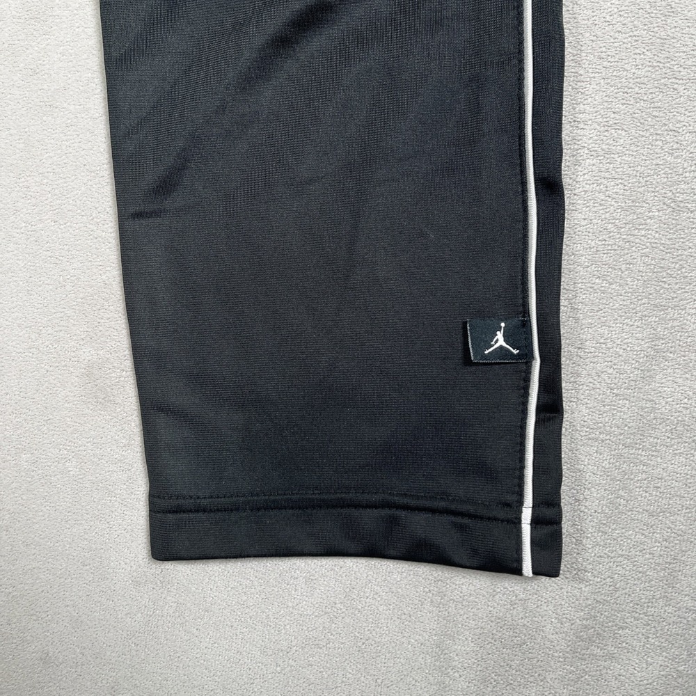 VTG Air Jordan Boy's Size M (10-12yrs) Black‎ Sweatpants White Stripe-EUC - Picture 7 of 10